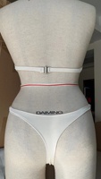 Tenue de danse exotique sexy et brillante pour femmes, avec des paillettes et des perles, pour boîte de nuit, tenue de club, bikini, maillot de bain, soutien-gorge + culotte, costume