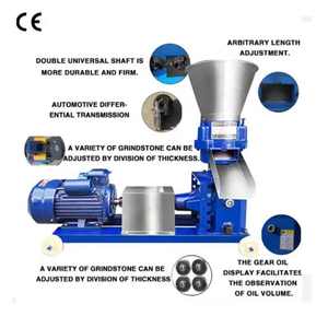 Machine <span class=keywords><strong>à</strong></span> granulés d'aliments pour volailles et porcs personnalisée pour la maison, équipement d'alimentation pour l'élevage, petite machine <span class=keywords><strong>à</strong></span> granulés d'aliments en vente - Product Image 4