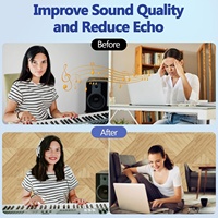 Panneaux muraux acoustiques 3D auto-adhésifs en fibre de polyester 100% à absorption sonore, effet bois - Design moderne pour salon et salle de sport