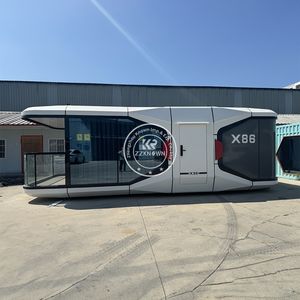 Capsule spatiale mobile en acier de luxe, imperméable, modulaire, préfabriquée, bâtiment hôtelier pour utilisation en extérieur en Chine - Product Image 4