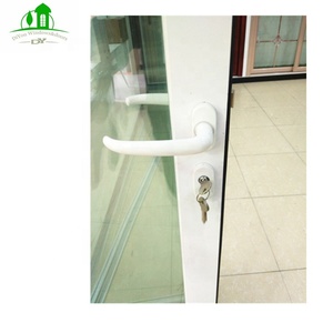 <span class=keywords><strong>Puerta</strong></span> de rejillas plegables aislantes de acordeón con vidrio decorativo y <span class=keywords><strong>cerradura</strong></span> - Product Image 3