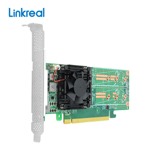 LRNV9547L-4I PCIe 3.0 x16至4端口<span class=keywords><strong>M</strong></span>.<span class=keywords><strong>2</strong></span> NVMe固态硬盘交换机适配器卡低调 - Product Image 3
