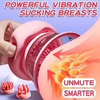 Erwachsenen-Spielzeug Nippelsauger Vakuum 10 Vibrator Rotation Bruststimulator Massagegerät für Frauen mit 3 Paar Massageköpfen