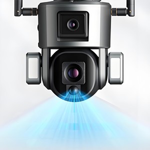 Năng lượng mặt trời được Hỗ trợ 120 ° góc rộng H.265 <span class=keywords><strong>Camera</strong></span> <span class=keywords><strong>Wifi</strong></span> độ phân giải 4K 20000mAh ngoài trời Pan-Tilt âm thanh hai chiều Tích hợp mic ai NVR - Product Image 3