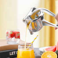 Stainless Steel Manual Hand Press Juicer Squeezer Citrus Lemon Orange Pomegranate Fruit Juice Extractor