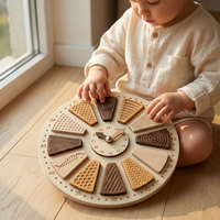 Juguetes Montessori, Tablero de Rompecabezas Sensorial, Materiales de Aprendizaje Táctil, Habilidades Motoras Finas y Cognitivas, Herramientas Educativas