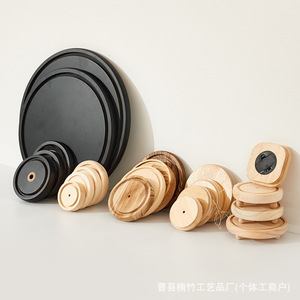 Wooden Dumpling Wrapper Tools Solid Wood Mold Eco Friendly Kitchen Dough Rolling Tool Dessert Making Set - Product Image 2