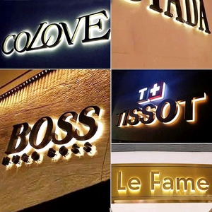 工厂可定制亚克力LED字母标牌 定制姓名字母灯 发光店铺招牌字母 户外灯饰 - Product Image 6