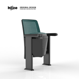 Cadeira de Auditório Dobrável HOZE HS-1223C-7 em Liga de Alumínio Ecológica para Palestras, Cinema, Igreja e Assentos de Culto - Product Image 1
