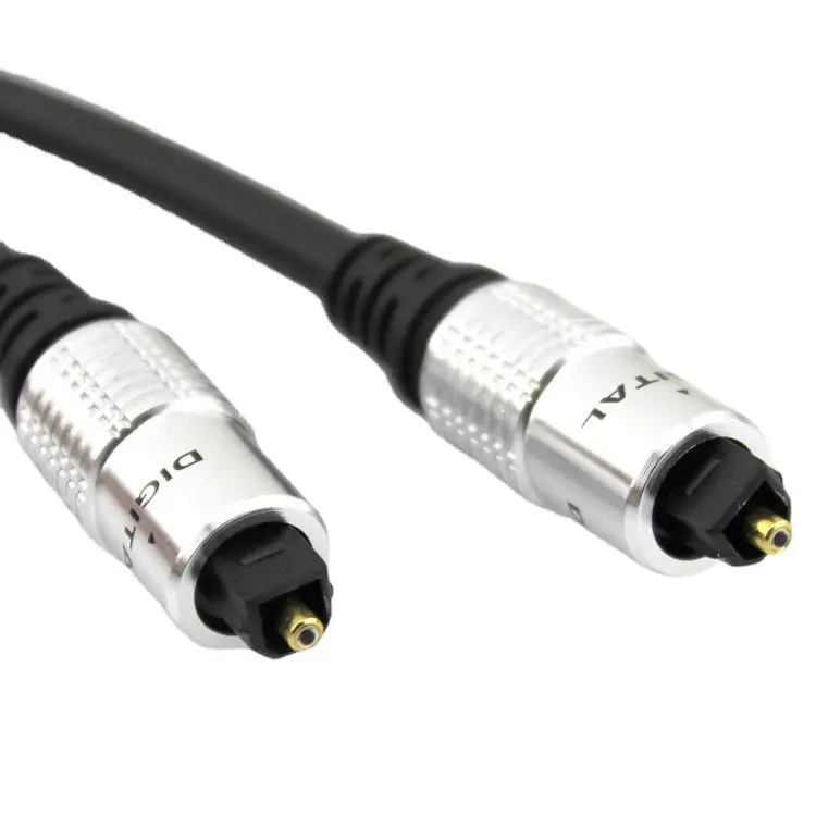 Fabrik Hochwertiges OD6.0 Digitales Glasfaser-Audio kabel Glasfaser kabel aus Aluminium legierung 1-adriges optisches PVC-Toslink-Kabel