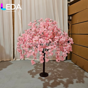 Árbol de Flores de Cerezo Artificial LEDA, Color Blanco, Centro de Mesa para Bodas, Decoración con Flores de Seda para Eventos y Fiestas, Alquiler de Decoración - Product Image 3