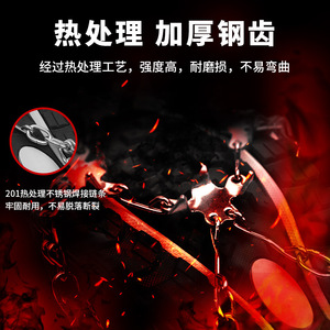 Crampones Kanle de 11 y 19 Dientes de Acero Inoxidable Antideslizantes para Zapatos, para Escalada en Nieve y Roca, Unisex - Product Image 4