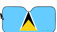 Pare-soleil pliable pour pare-brise, drapeau du Panama, 1 pièce, s'adapte aux SUV, camions, véhicules, bloque les rayons UV, garde le véhicule au frais