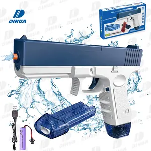Water Glock Fully Automatic Water Pistol for Kids Outdoor Summer Toys Electric Water Pistol Pool Party Toy Guns