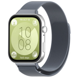 Bracelet magnétique milanais pour <span class=keywords><strong>Huawei</strong></span> <span class=keywords><strong>Watch</strong></span> Fit 3, bracelet en acier inoxydable, remplaçable, respirant, bracelet de montre en métal - Product Image 6