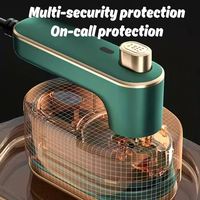 Fer à vapeur rotatif portable, générateur de vapeur double fonction (humide et sèche), défroisseur vapeur pour vêtements, idéal pour la maison et les voyages