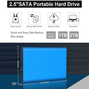 Bán Sỉ Ổ Đĩa Cứng Di Động USB3.0 Bên Ngoài, Ổ Cứng Di Động HDD 500GB 1TB 2Tb Tốc Độ Cao Cho Máy Tính Xách Tay - Product Image 5