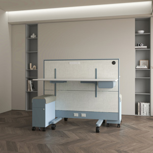 Omni hiện đại giáo dục-tập trung chiều cao-có thể điều chỉnh phân vùng bàn làm việc sáng tạo Bảng điều khiển hệ thống cho có thể điều chỉnh chiều cao bàn - Product Image 4