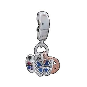 Pulsera de Plata 925 con Colgante de Tren, Diseño Noche Estrellada, Faro, Corazón, Ojo del Diablo, Zirconia, Lujo, Certificado por Terceros - Product Image 2