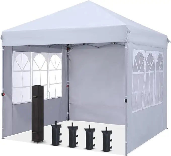 Instant Folding Pop-Up Awning Tent Enclosed Trade Show Tents