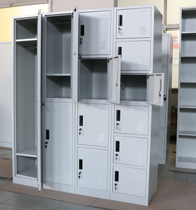 Casiers de rangement métalliques de haute qualité pour écoles, gymnases, vestiaires, casier à 4 portes, casier en acier pour employés - Product Image 5