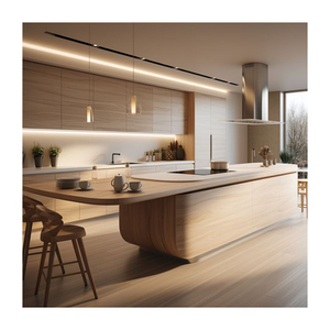 Custom Kitchen Island Counter <strong>Marble</strong> Quartz Solid Surface Kitchen Cabinet <strong>Cupboard</strong> Counter - Product Image 5