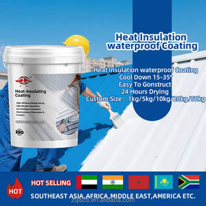 Peinture <span class=keywords><strong>en</strong></span> aérosol liquide de protection thermique anti-rouille réfléchissante de la chaleur du soleil pour toiture et murs à base d'eau - Product Image 2