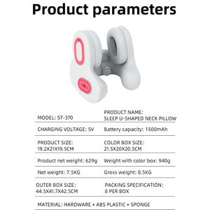 Triple Three Dimensional Support Neck Pillow Enhance Blood Flow to and Shoulder Areas for Reducing Headaches Migraines ST-370 Tr - Product Image 6