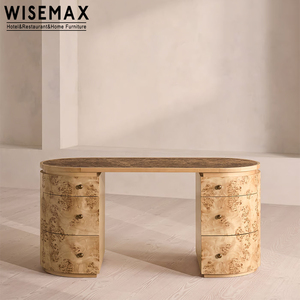 WISEMAX mobili in legno massello mobili in legno massello toletta con cassetto casa camera da letto capo ufficio scrivania con scrivania laterale - Product Image 3