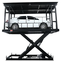 Plateforme élévatrice hydraulique à ciseaux personnalisée pour garage domestique, en acier à haute teneur en carbone, capacité de charge 2500kg-5000kg