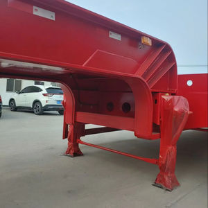 Nouvelle semi-remorque surbaissée à 3 ou 4 essieux de 40 pieds, capacité 1-2 tonnes, dimensions 12,5x2,5x1,5m, Fengniao Shandong - Product Image 6