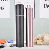 Bouteilles isothermes portables miniatures en acier inoxydable de 280 ml, minces et droites