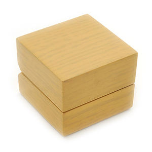 SUNDO di cuoio su ordinazione + MDF di fidanzamento anello box contenitore di monili di legno con logo - Product Image 5