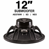 Haut-parleur de basses LS HD12NDL88 de 12 pouces, 1400W, sonorisation PA, unité extérieure Line Array, 48-3KHz, 8,0 Ohm, métal