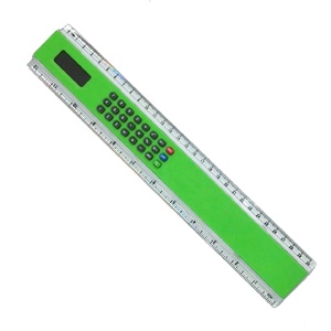 Ruler Calculator with Clock - Student Multifunctional Tool