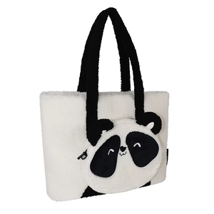Vietnam factory panda logo Kawaii Super <b>Cute</b> Cartoon Character Plush Handbags Shoulder Bag Tiger <b>Bear</b> Stitch - Product Image 3