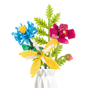 Venta al por mayor bloques de construcción flores sorpresa cajas ciegas regalos con productos mejor caja misteriosa de <span class=keywords><strong>la</strong></span> suerte - Product Image 3