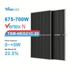 Panel Solar Bifacial Trina Solar TSM-NEG21C.20, 720w 710w 700w, Tipo N, I-TOPCon, Panel Solar Fotovoltaico de Doble Vidrio - Product Image 3