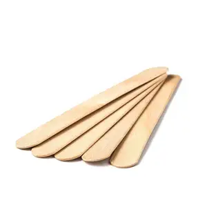 Оптовая продажа, восковые деревянные палочки, большой деревянный шпатель 200 мм для удаления восковых волос на теле и лице