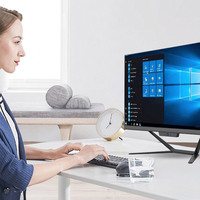 PC Monobloque Todo en Uno para Negocios, 24 Pulgadas, LED, Core I5 4570, 8GB DDR3 RAM, 128GB SSD, OEM, IPS, Windows 10, GDDR4, UHD, para Juegos y Uso Doméstico