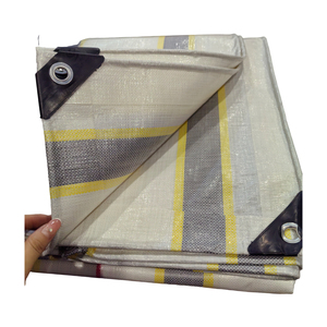 वाटरप्रूफ पॉलीइथिलीन प्रकाश वजन छत कवर पॉली टैरपॉलिन शीट - Product Image 6