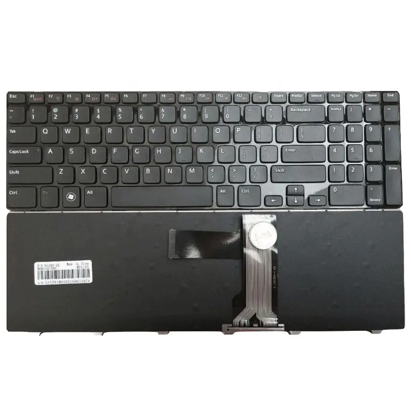 Dizüstü bilgisayar dell için klavye Inspiron 15R N5110 M5110 serisi