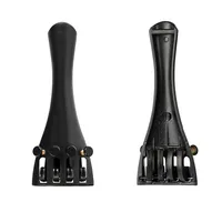 1 Set Plastic Violin Accessories Including Tailpiece Chinrest Endpin Tail Gut 4 Tuning Pegs for 4/4 3/4 1/2 1/4 1/8 Violin