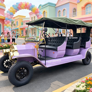 Hot Sale Classic Retro Electric Sightseeing Car <b>Passenger</b> Tour Cart for Exhibition and Club Service - Product Image 1