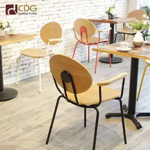 Restoran Ruang Makan Kayu Furnitur Meja Kursi Set Kursi Makan Modern