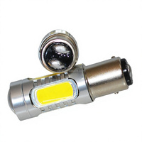 Pièces de véhicule, clignotant blanc haute puissance 1157 Bay15d COB 7,5W, ampoule LED de frein arrière de voiture, lampe de recul 12V, rétrofit/amélioration