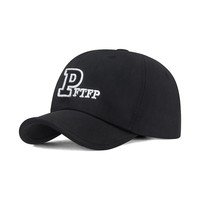 Gorra de Béisbol Unisex Vintage de Dos Tonos con Diseño de Puntos/Frutas, Bordado 3D con Letra P, 100% Algodón, Ajustable, Deportiva, para Exteriores y Protección Solar