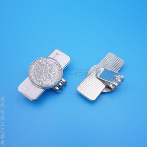 Custom Metal Golf Cap Clip <b>Bright</b> Nickel Magnetic With Logo Design For Adults Sports Fashion Accessory - Product Image 3