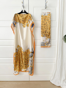 Túnica Larga Amarilla Brillante TK, Gran Venta, para Mujer de Asia Occidental, Talla Extra Grande, Versátil para Uso Diario en Todas las Estaciones - Product Image 2