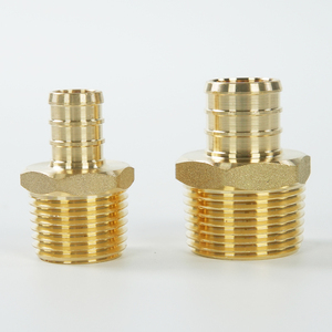 Adaptateur mâle pex en laiton réducteur rond en gros de sortie d'usine pour la <span class=keywords><strong>plomberie</strong></span> et les tuyaux en PE ASTM F1807/ ASTM F1960 - Product Image 3